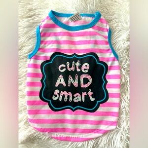 Barbie Pink Pet Shirt, Cat Tee, Cute And Smart Doggie T-shirt, Striped Pet Tee